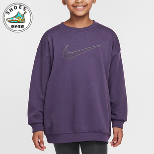 耐克正品 套头日常卫衣HM6527 2025冬季 大童圆领经典 573 款 Nike