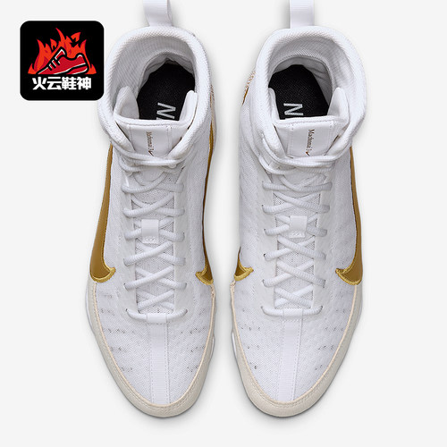 Nike/耐克正品Machomai 3男女训练高帮系带耐磨拳击鞋HF7333-100