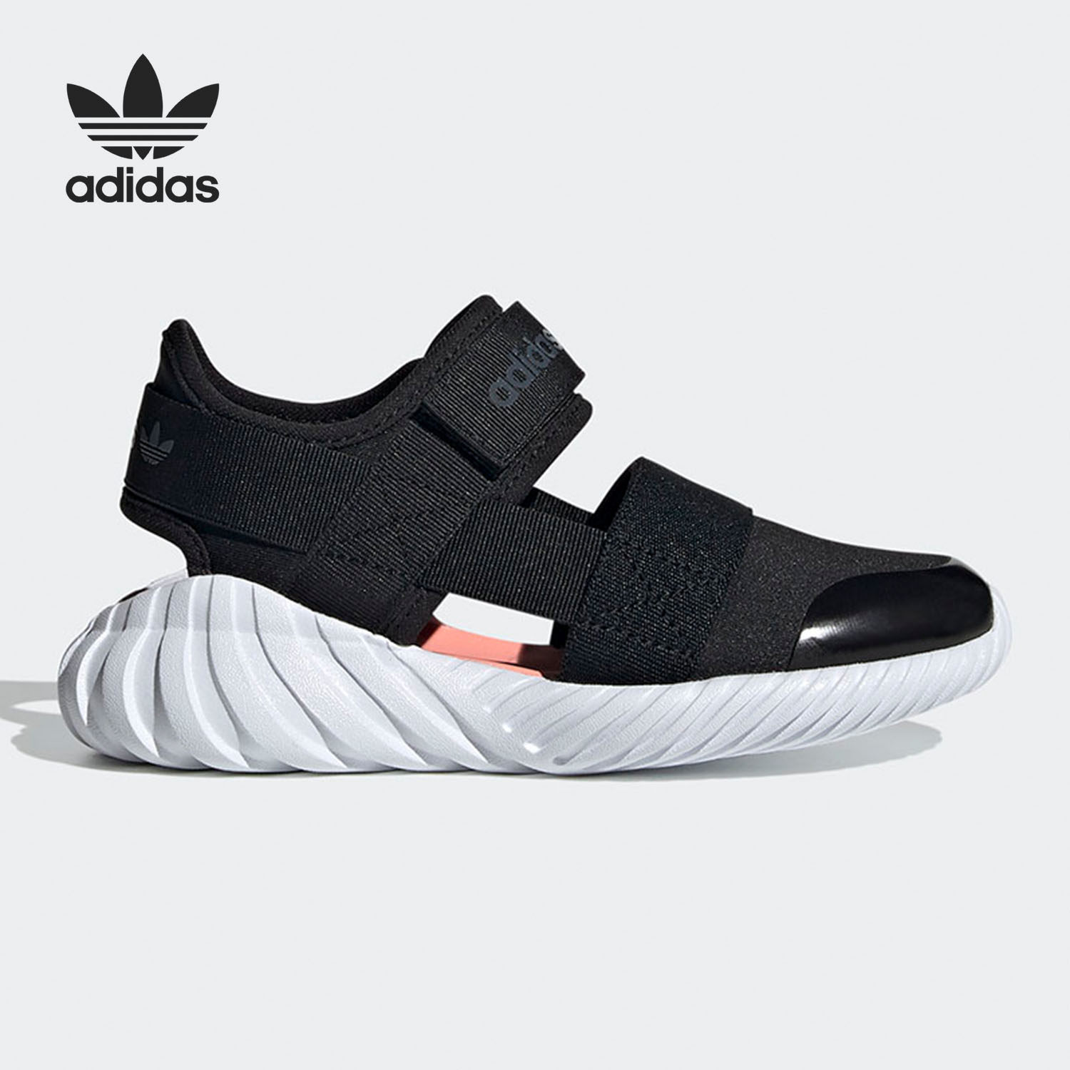 Adidas/阿迪达斯正品三叶草DOOM SANDAL C大童运动凉鞋FV7600