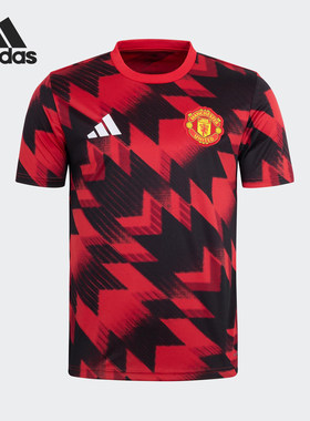 Adidas/阿迪达斯正品2025夏季款男士运动足球训练短袖JP3233