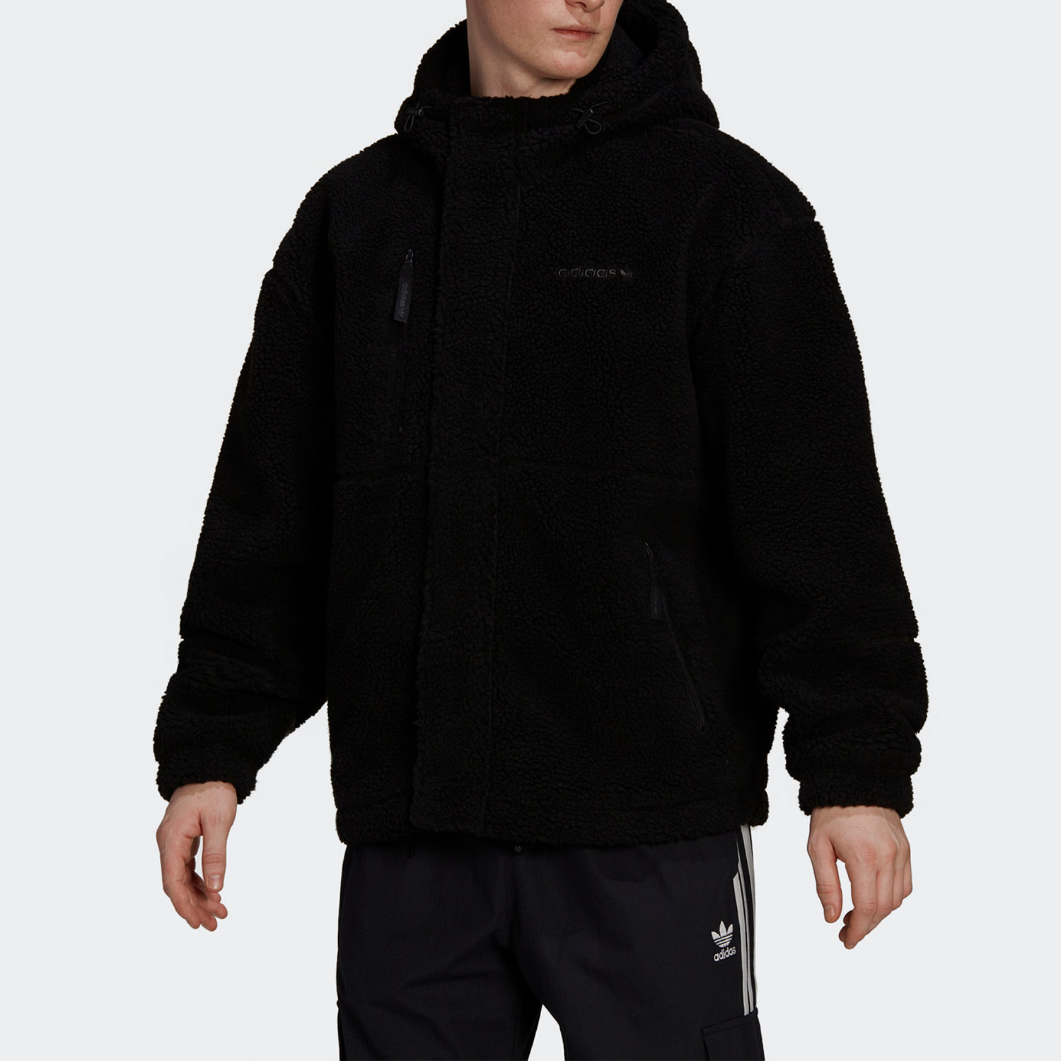 阿迪达斯男子摇粒绒夹克