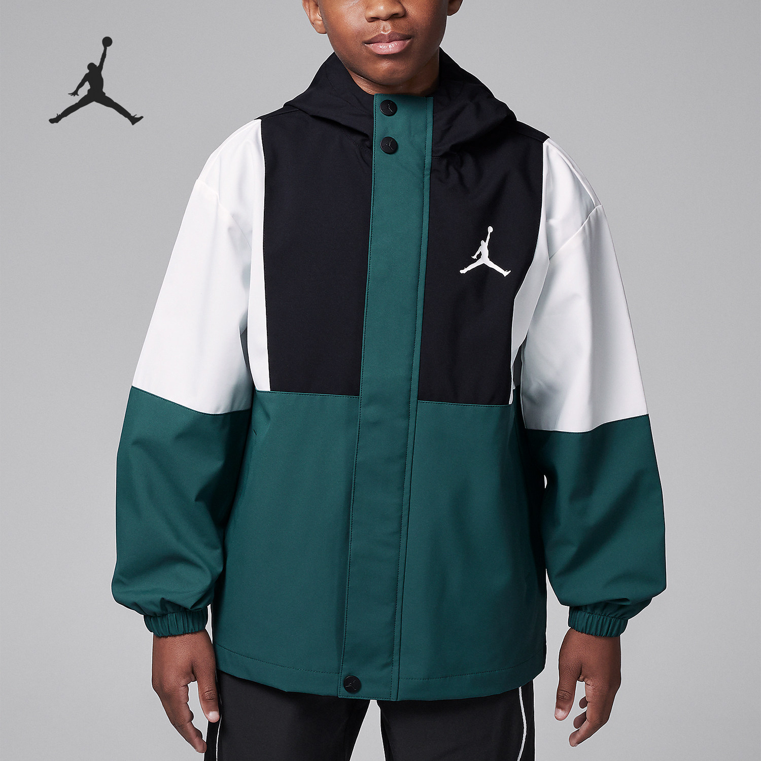 Nike/耐克正品JORDAN大童时尚拉链运动连帽外套HQ7081-366,童装/婴儿装/亲子装,普通外套,淘宝优惠券,粉丝福利购,淘宝优惠卷