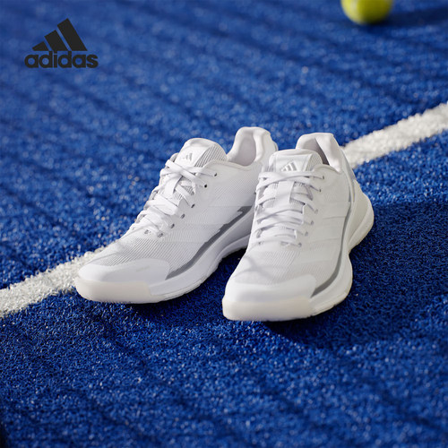 Adidas/阿迪达斯正品春季女士比赛运动耐穿透气低帮网球鞋JR4659