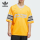 IY7390 三叶草男女V领透气足球运动短袖 Adidas 阿迪达斯正品