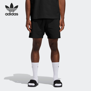 三叶草男子训练健身透气运动短裤 GM1952 阿迪达斯正品 Adidas