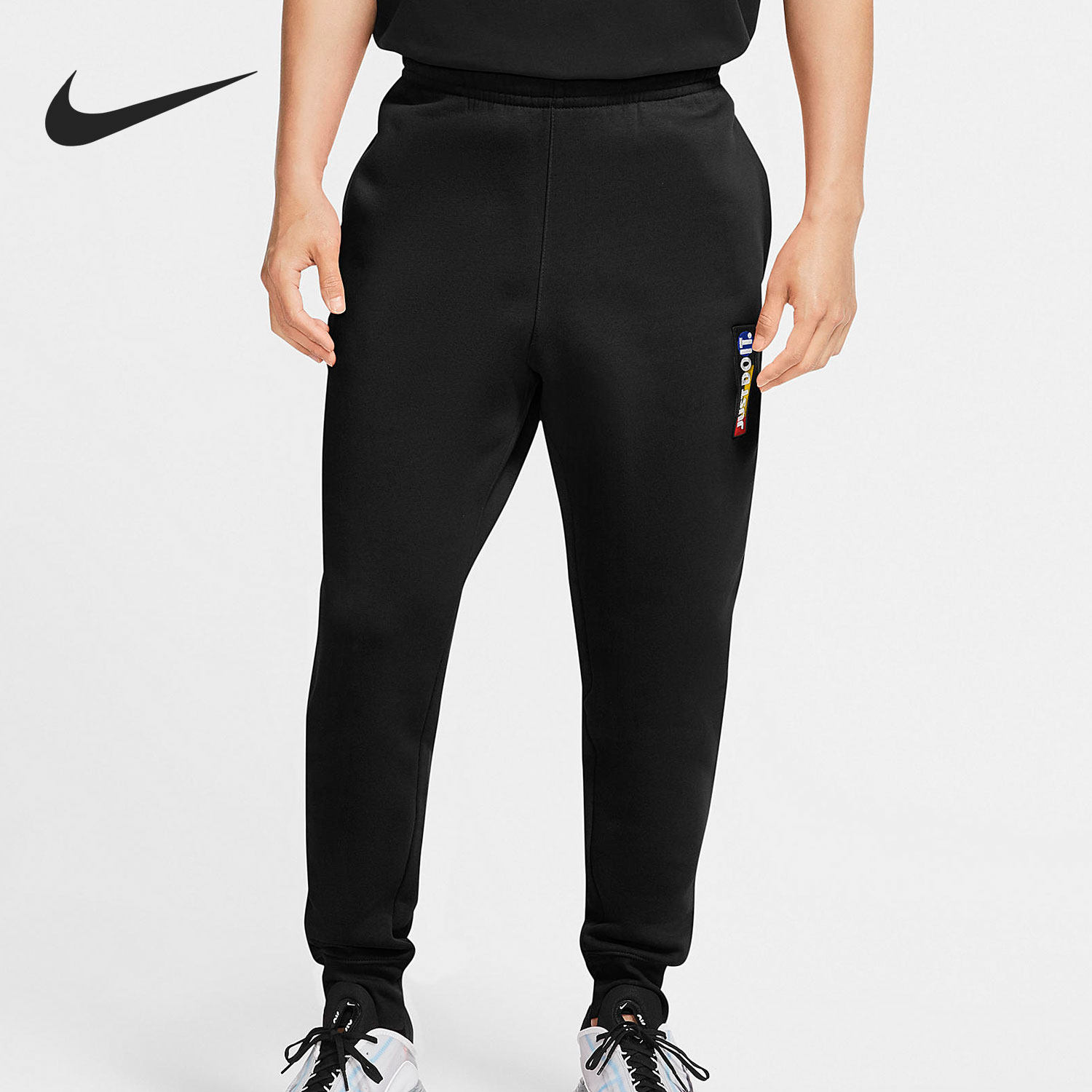 Nike/耐克正品男子加绒收口针织保暖篮球运动休闲长裤 CU4063