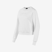 女士简约圆领柔软舒适运动卫衣 休闲透气新款 Skechers 斯凯奇正品