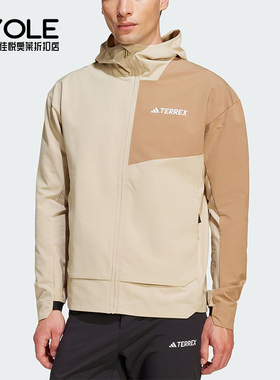 Adidas/阿迪达斯正品MT SOSH JA男士拼接户外徒步运动外套JM0618