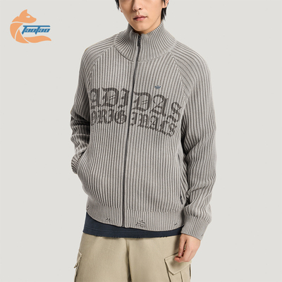 Adidas/阿迪达斯正品三叶草男士立领拉链运动宽松针织外套KR5057