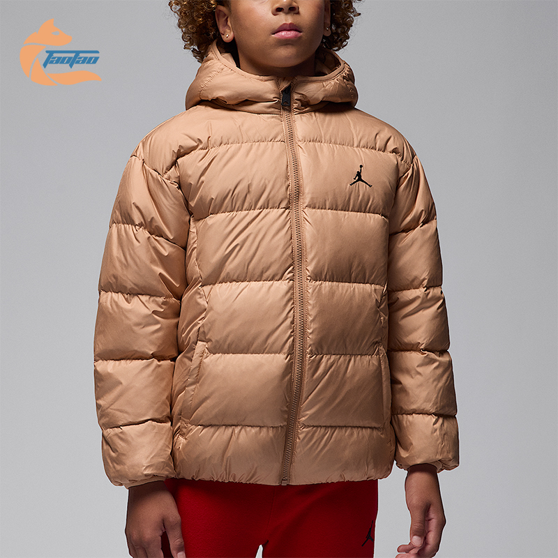 Nike/耐克正品JORDAN大童透气经典运动休闲保暖羽绒服IQ9986-200