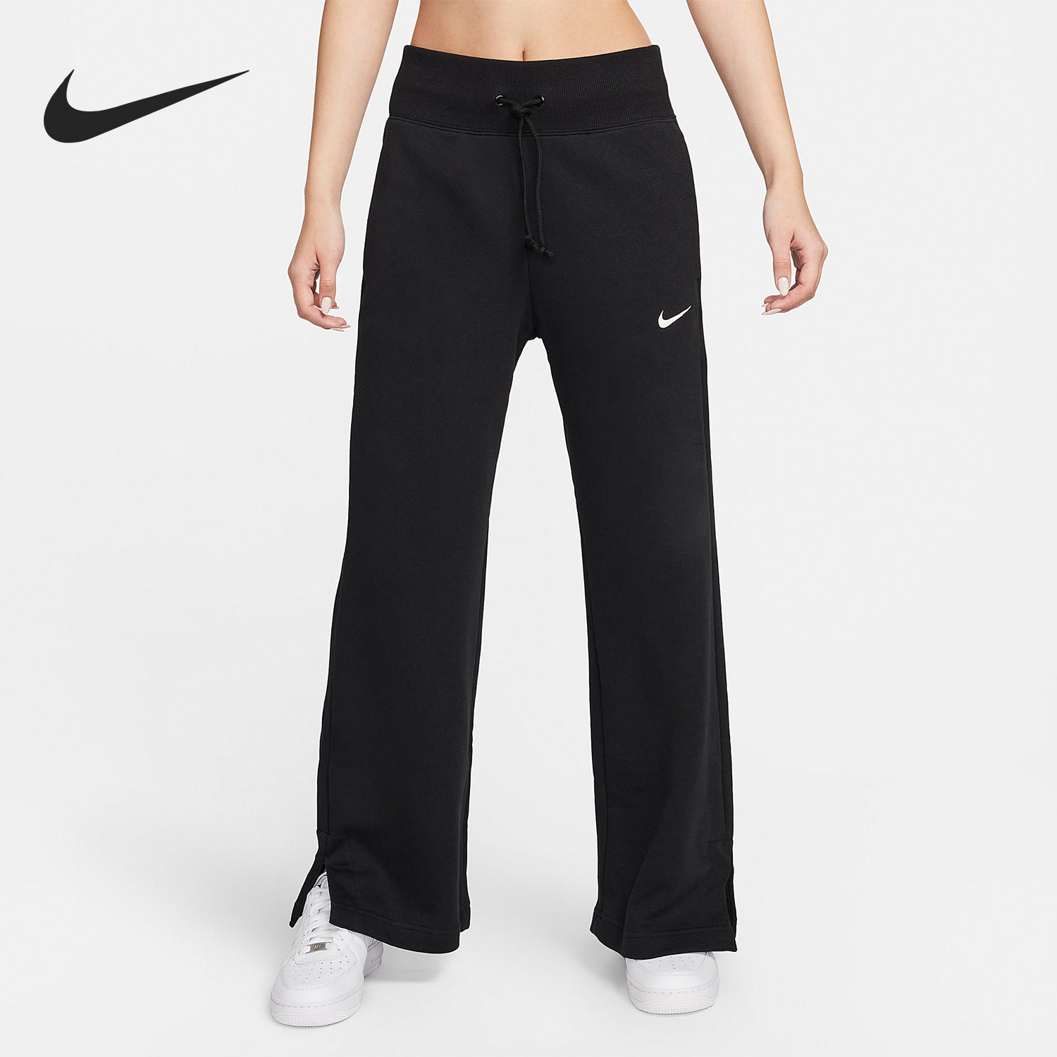 Nike/耐克正品春季新款女士宽松针织高腰运动长裤FZ7208-010,运动服/休闲服装,运动长裤,淘宝优惠券,粉丝福利购,淘宝优惠卷