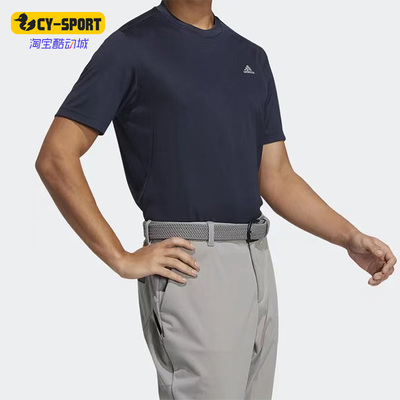 Adidas/阿迪达斯正品新款CREWNECK男子运动休闲透气短袖T恤H64599
