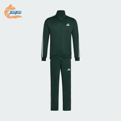 Adidas/阿迪达斯正品TRACKSUIT男女透气复古立领长袖套装KC6986