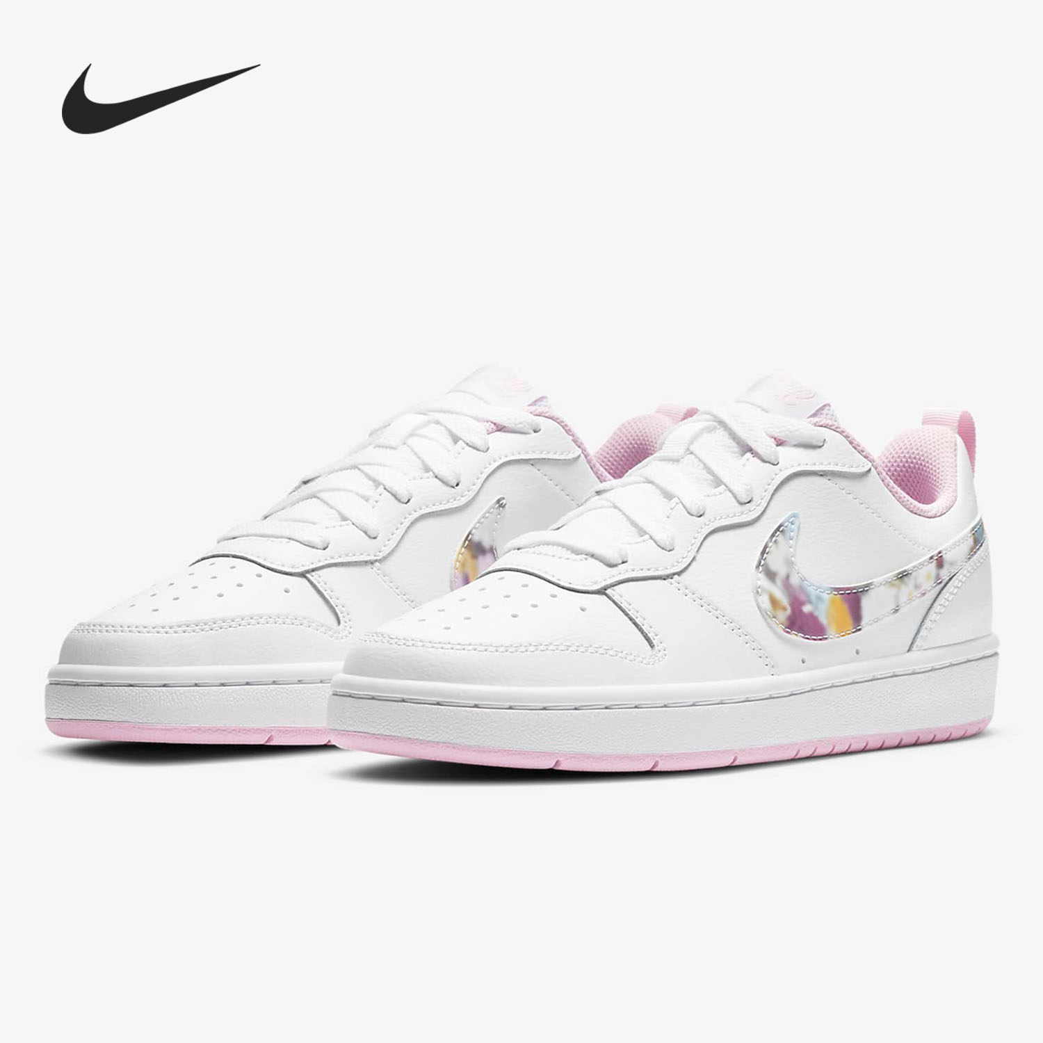 Nike/耐克正品COURT BOROUGH LOW 2 SE (GS)大童休闲运动鞋CK5426