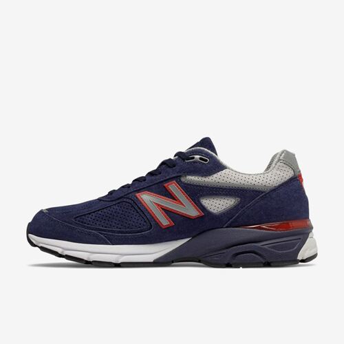 New Balance新百伦正品NB 990 V4男款低帮马拉松跑步鞋M990BR4