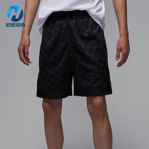 Nike/耐克正品JORDAN男士休闲轻盈透气印花运动短裤HQ8664-010