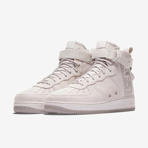 Nike耐克正品Air Force 1男款拉链中帮包裹防滑板鞋AJ9502-001