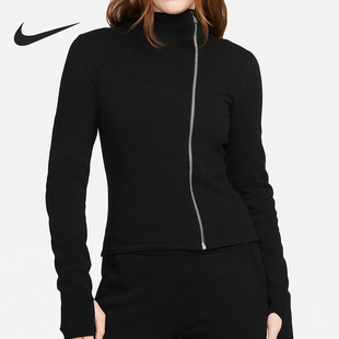 010 26夏ESC女子针织拉链连帽运动外套DV7443 Nike 耐克正品
