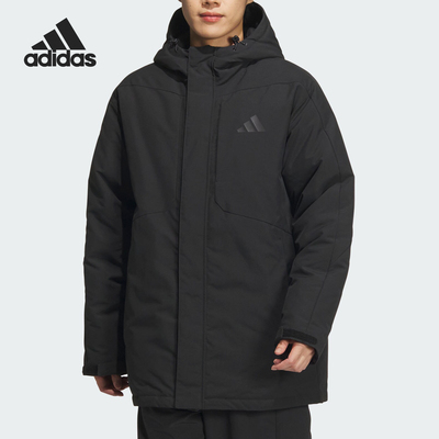 Adidas/阿迪达斯正品新款男士防泼水户外运动羽绒服JY4213