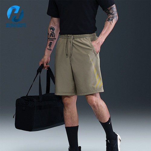 Nike/耐克正品2025夏季款男士梭织跑步经典运动短裤HJ4046-320