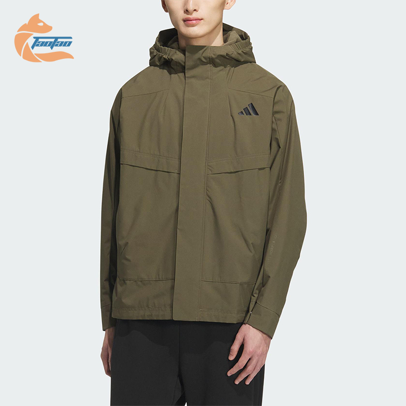 Adidas/阿迪达斯正品2025秋季款男士运动连帽耐穿日常外套KB7625