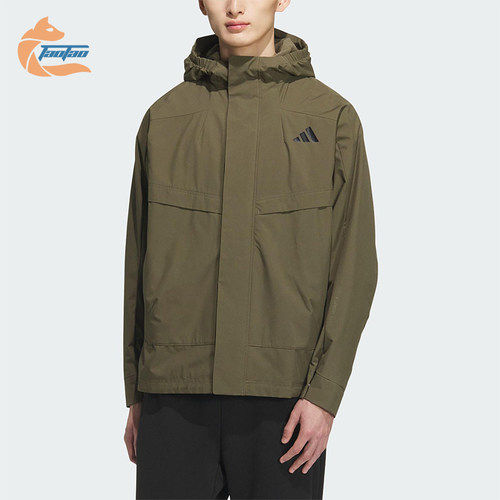 Adidas/阿迪达斯正品2025秋季款男士运动连帽耐穿日常外套KB7625