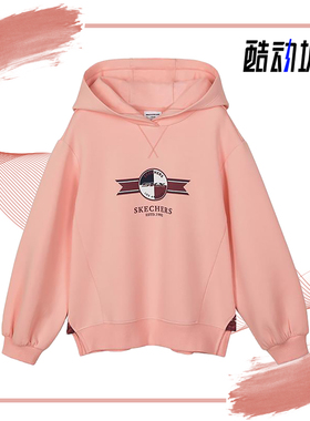 Skechers/斯凯奇正品夏季女童休闲透气卫衣 L321G040