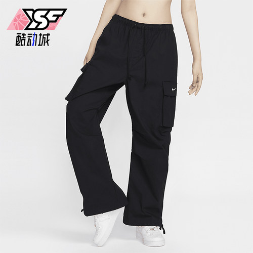 耐克女士中腰时尚工装长裤