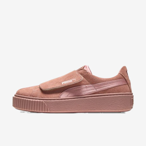 PUMA彪马正品女款Platform Strap休闲厚底低帮板鞋366009-01