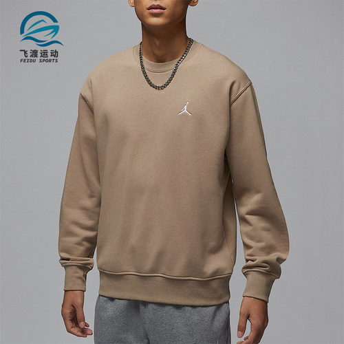 Nike/耐克正品JORDAN男士宽松保暖圆领运动卫衣FV7296-257