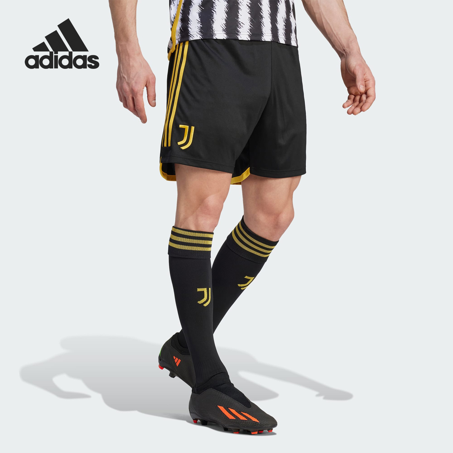 Adidas/阿迪达斯正品尤文图斯球迷版足球男子运动短裤HR8254