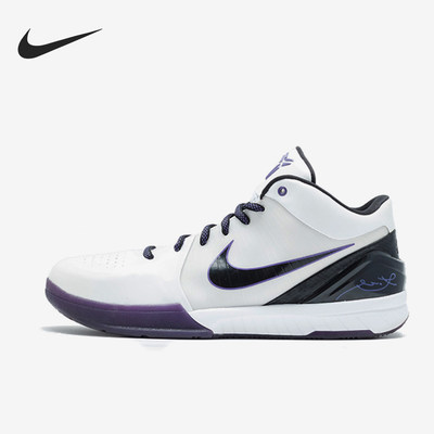 Nike耐克正品Zoom Kobe 4 Inline男款圆头系带篮球鞋344335-101