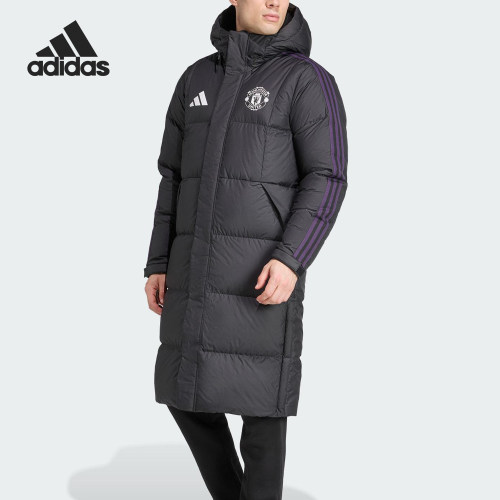 Adidas/阿迪达斯正品2025冬季款男士休闲保暖长款羽绒服JN2889