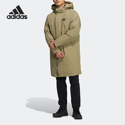 Adidas/阿迪达斯正品冬季户外运动男女中长款羽绒服HR5234