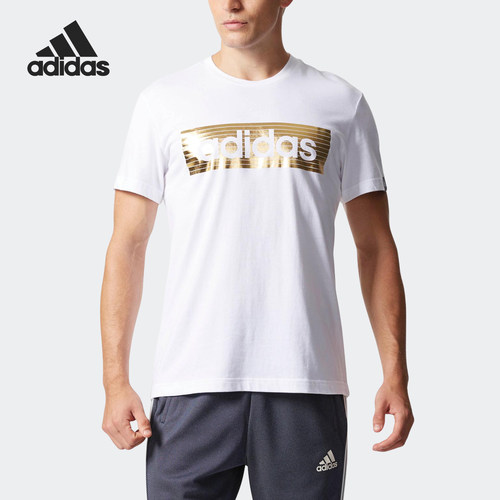 Adidas/阿迪达斯正品 GFX TEE LNR F 男子休闲运动短袖T恤CD1094