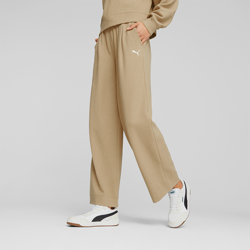 Puma/彪马正品新款女士运动休闲宽松经典直筒针织长裤679594-84