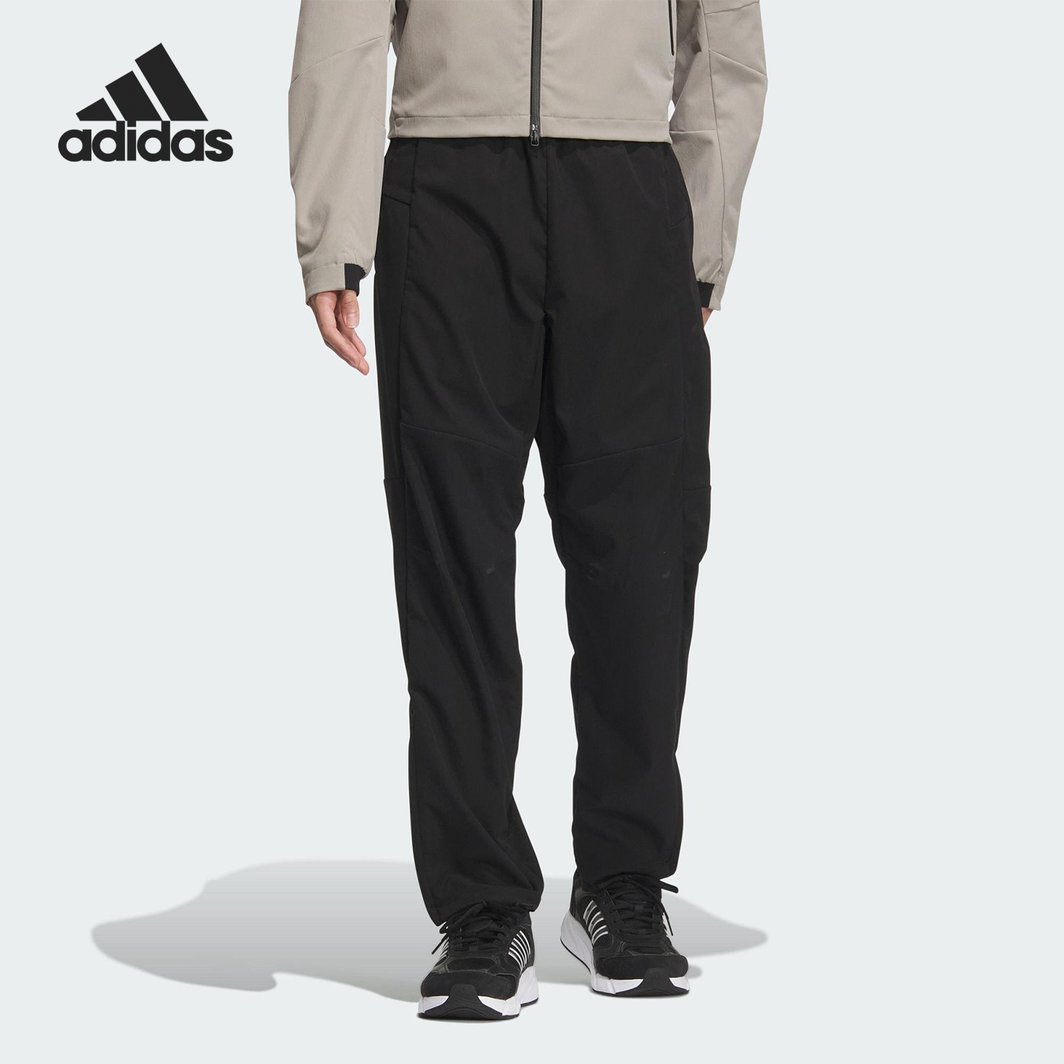 Adidas/阿迪达斯正品PRE WV PANTS男士经典梭织休闲长裤JM2090