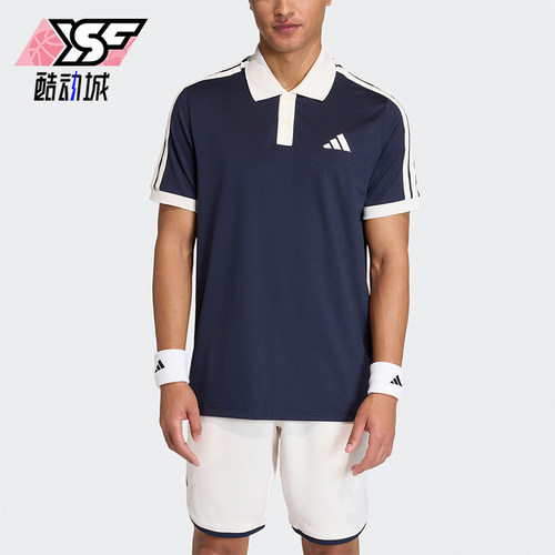 Adidas/阿迪达斯正品夏季男士透气网球针织运动短袖POLO衫KA5899