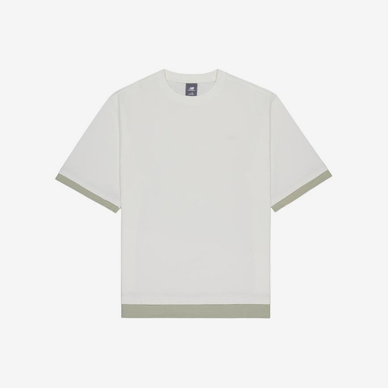 New Balance/NB正品新款男子拼色运动休闲短袖T恤AMT42314-CIC,运动服/休闲服装,运动T恤,淘宝优惠券,粉丝福利购,淘宝优惠卷