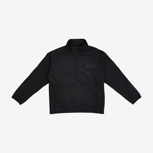 New Balance新百伦正品男半拉链套头长袖休闲运动卫衣AMT25005-BK