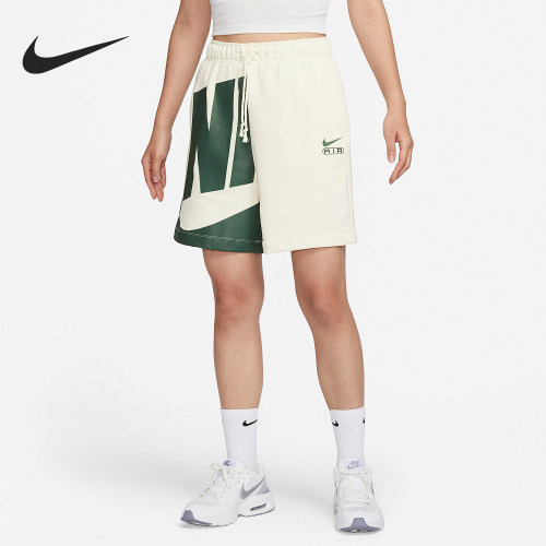 Nike/耐克正品当季新款女士系带松紧腰运动短裤FN2247-110
