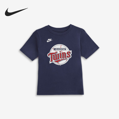 Nike/耐克正品明尼苏达双城队MLB小童运动休闲T恤HM3560-410