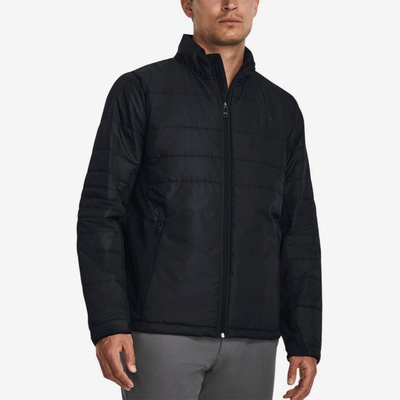 UA/安德玛正品新款男士保暖舒适立领训练运动棉服外套1378057-001