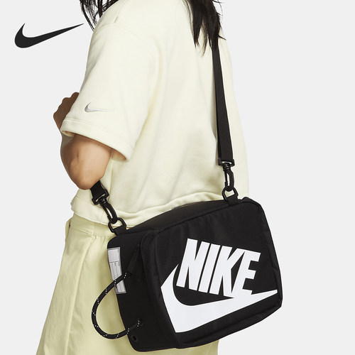 Nike/耐克正品新款男女同款拉链经典休闲斜挎包DV6092-010