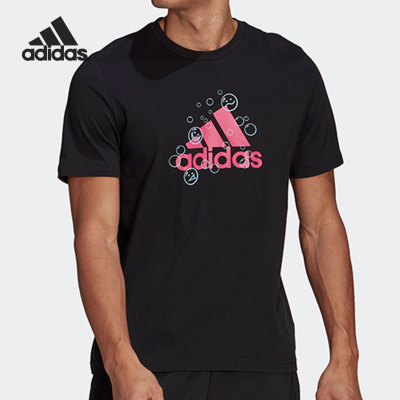 Adidas/阿迪达斯正品26夏季男子时尚运动舒适短袖T恤GL3696