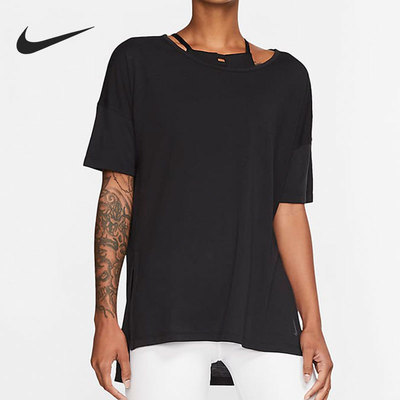 Nike/耐克正品休闲女子时尚潮流运动透气短袖T恤 CJ9327-010