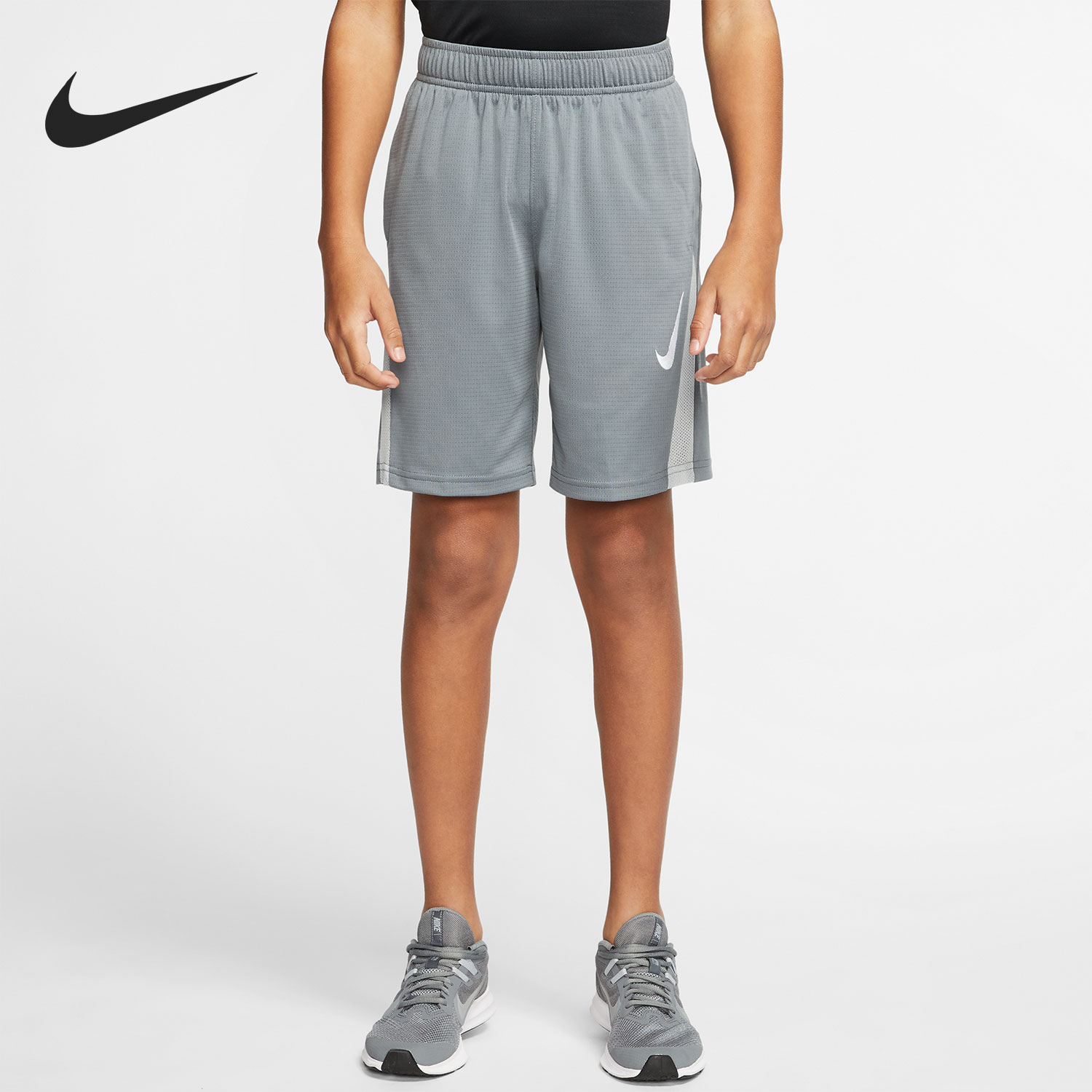 Nike/耐克正品夏季新款运动健身休闲大童系带短裤 CJ9272-084