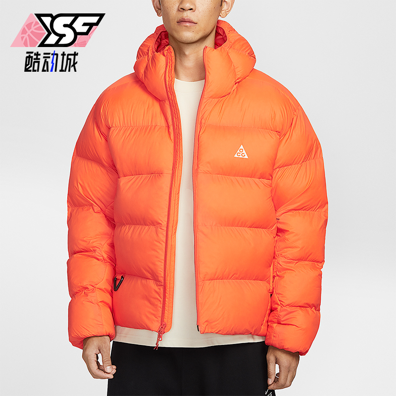 Nike/耐克正品Therma-FIT男士休闲保暖连帽宽松棉服FV8911-819