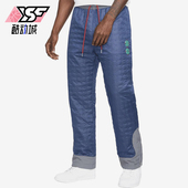 DJ9744 Nike 414 复古拼接宽松经典 直筒休闲长裤 耐克正品 CLOT男士