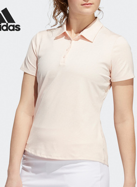 Adidas/阿迪达斯正品JACQ SS P 女子高尔夫运动短袖POLO衫 GK5002